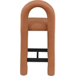 Meridian Furniture Amari Cognac Vegan Leather Stool