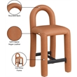 Meridian Furniture Amari Cognac Vegan Leather Stool