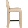 Meridian Furniture Amari Tan Vegan Leather Stool