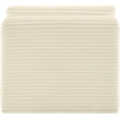 Meridian Furniture Shaggy Cream Corduroy Performance Fabric Armless Chair