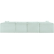 Meridian Furniture 5-Piece Mint Corduroy Performance Fabric Modular Sectional