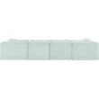 Meridian Furniture 5-Piece Mint Corduroy Performance Fabric Modular Sectional