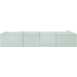 Meridian Furniture 5-Piece Mint Corduroy Performance Fabric Modular Sectional