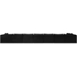 Meridian Furniture 8-Piece Black Corduroy Performance Fabric Modular Sectional
