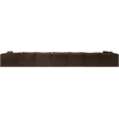 Meridian Furniture 8-Piece Brown Corduroy Performance Fabric Modular Sectional