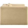 Meridian Furniture Shaggy Camel Corduroy Performance Fabric Arm Chair