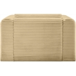 Meridian Furniture Shaggy Camel Corduroy Performance Fabric Arm Chair