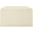 Meridian Furniture Shaggy Cream Corduroy Performance Fabric Arm Chair