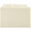 Meridian Furniture Shaggy Cream Corduroy Performance Fabric Arm Chair