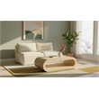 Meridian Furniture 2-Piece Cream Corduroy Performance Fabric Modular Sofa