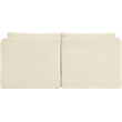 Meridian Furniture 2-Piece Cream Corduroy Performance Fabric Modular Sofa