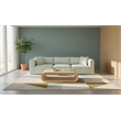 Meridian Furniture 3-Piece Mint Corduroy Performance Fabric Modular Sofa