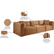 Meridian Furniture 3-Piece Saddle Corduroy Performance Fabric Modular Sofa
