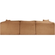 Meridian Furniture 4-Piece Saddle Corduroy Performance Fabric Modular Sectional