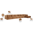 Meridian Furniture 6-Piece Saddle Corduroy Performance Fabric Modular Sectional