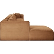 Meridian Furniture 6-Piece Saddle Corduroy Performance Fabric Modular Sectional
