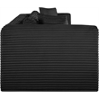 Meridian Furniture 4-Piece Black Corduroy Performance Fabric Modular Sofa