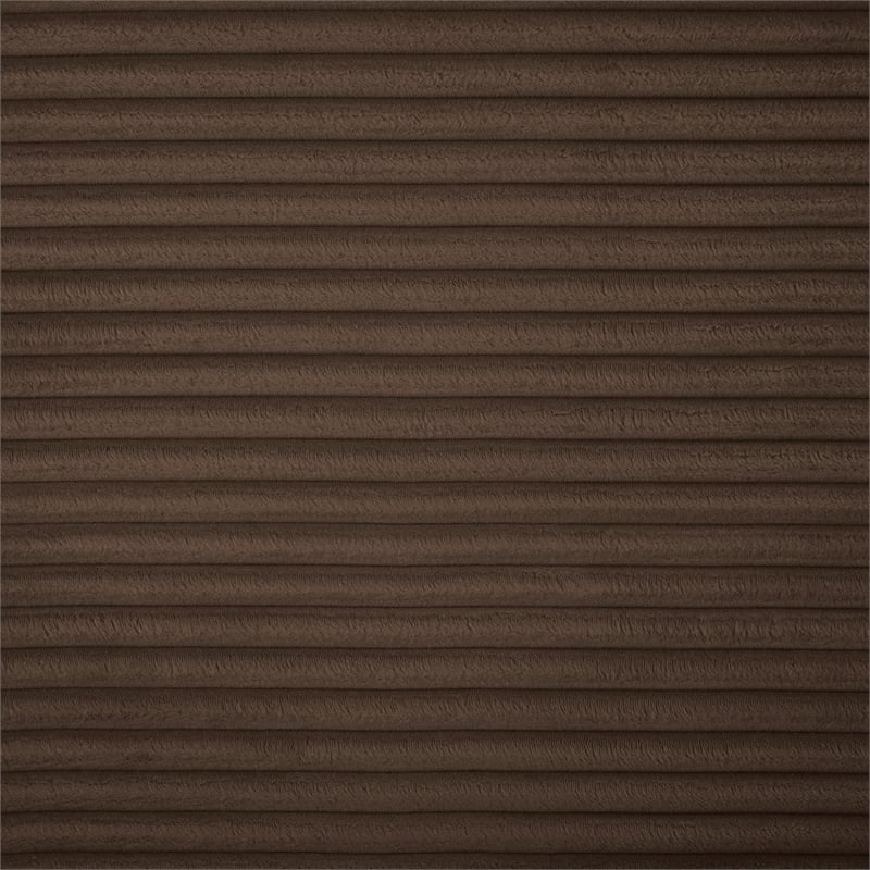 Meridian Furniture 8-Piece Brown Corduroy Performance Fabric Modular Sectional