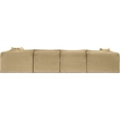Meridian Furniture 6-Piece Camel Corduroy Performance Fabric Modular Sectional