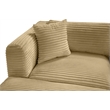 Meridian Furniture 6-Piece Camel Corduroy Performance Fabric Modular Sectional
