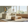 Meridian Furniture 2-Piece Cream Corduroy Performance Fabric Modular Sofa