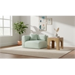 Meridian Furniture Shaggy Mint Corduroy Performance Fabric Corner Chair
