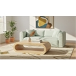 Meridian Furniture 2-Piece Mint Corduroy Performance Fabric Modular Sofa