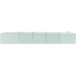 Meridian Furniture 5-Piece Mint Corduroy Performance Fabric Modular Sectional