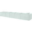 Meridian Furniture 5-Piece Mint Corduroy Performance Fabric Modular Sectional