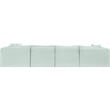 Meridian Furniture 6-Piece Mint Corduroy Performance Fabric Modular Sectional