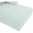 Meridian Furniture 6-Piece Mint Corduroy Performance Fabric Modular Sectional