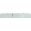 Meridian Furniture 7-Piece Mint Corduroy Performance Fabric Modular Sectional