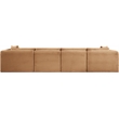 Meridian Furniture 4-Piece Saddle Corduroy Performance Fabric Modular Sofa