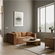 Meridian Furniture 2-Piece Saddle Corduroy Performance Fabric Modular Sofa