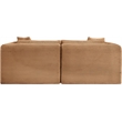 Meridian Furniture 2-Piece Saddle Corduroy Performance Fabric Modular Sofa