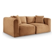 Meridian Furniture 2-Piece Saddle Corduroy Performance Fabric Modular Sofa