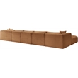 Meridian Furniture 6-Piece Saddle Corduroy Performance Fabric Modular Sectional
