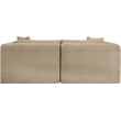 Meridian Furniture 2-Piece Taupe Corduroy Performance Fabric Modular Sofa