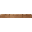 Meridian Furniture 8-Piece Saddle Corduroy Performance Fabric Modular Sectional