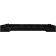 Meridian Furniture 9-Piece Black Corduroy Performance Fabric Modular Sectional