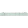 Meridian Furniture 9-Piece Mint Corduroy Performance Fabric Modular Sectional
