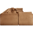Meridian Furniture 9-Piece Saddle Corduroy Performance Fabric Modular Sectional