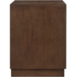 Meridian Furniture Compass Brown Oak Veneer Night Stand