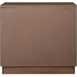 Meridian Furniture Compass Brown Oak Veneer Night Stand