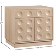 Meridian Furniture Compass Natural Oak Veneer Night Stand
