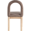 Meridian Furniture Conrad Brown Linen Textured Fabric Dining Chair
