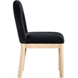 Meridian Furniture Conrad Black Velvet Dining Chair
