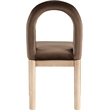 Meridian Furniture Conrad Brown Velvet Dining Chair