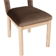 Meridian Furniture Conrad Brown Velvet Dining Chair