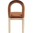 Meridian Furniture Conrad Cognac Velvet Dining Chair